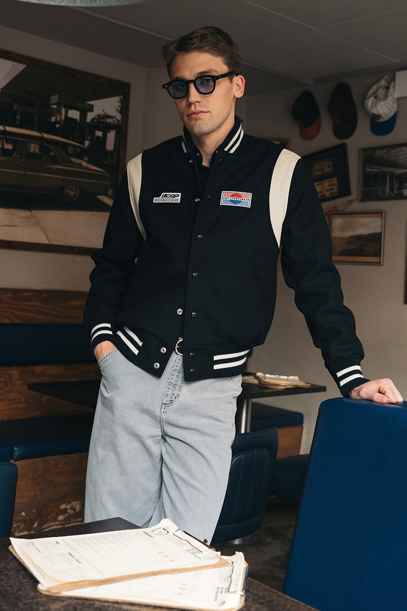 Информация о сотрудничестве Golden Bear x CQP Capsule Varsity Jackets Melton Wool