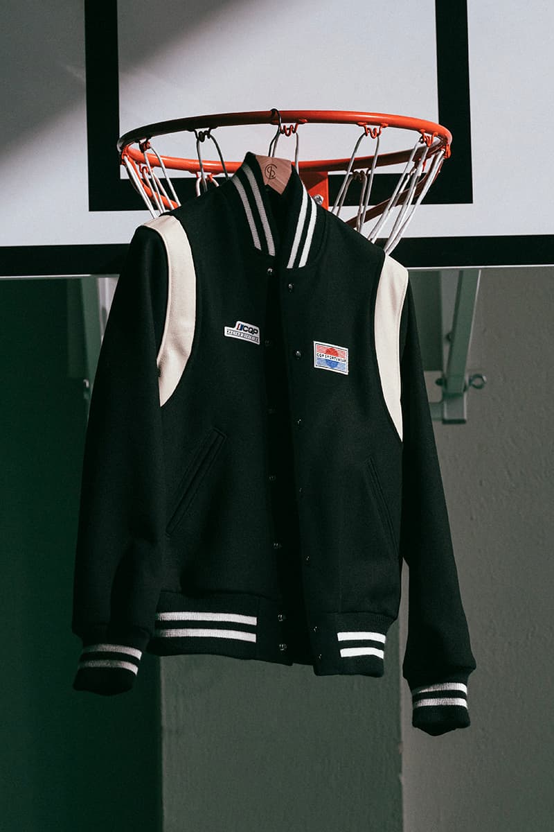 Golden Bear x CQP Capsule Collaboration Release Info Varsity Jackets Melton Wool