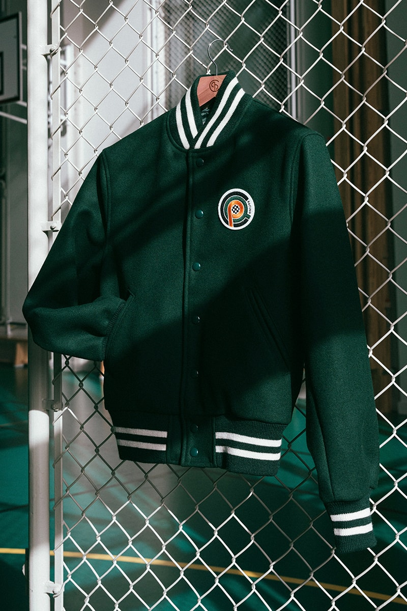 Информация о сотрудничестве Golden Bear x CQP Capsule Varsity Jackets Melton Wool