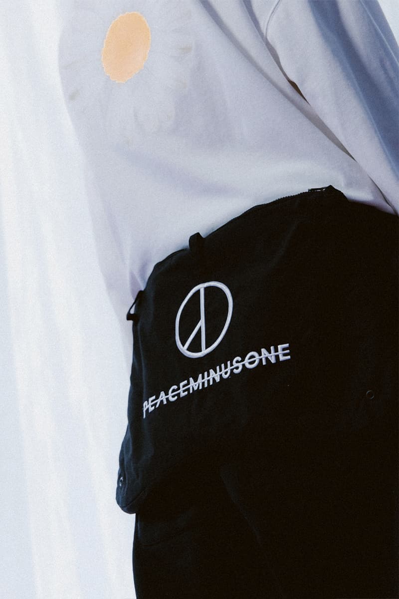 HBX Hong Kong Exclusively Pre-Launches PEACEMINUSONE x Nike Kwondo 1 Apparel Collection hk g-dragon k-pop star korean pop star daisy motif jacket vest wide pants long tee white black charcoal 