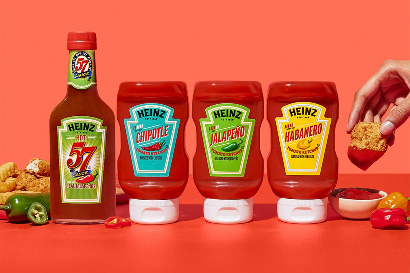 Heinz Spicy Ketchup Line Release Information details date Chipotle Jalapeno Habanero Hot 57 Sauce sauce