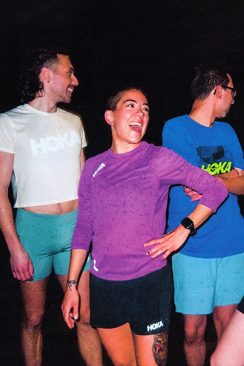 HOKA queer running club campaign hypebeast visuals charity funding 