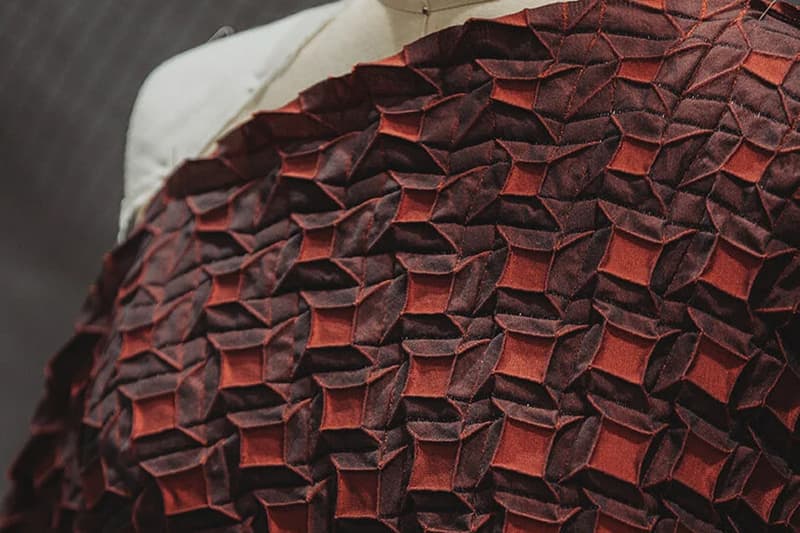 Issey Miyake type v nature Architects milan design week 2023 exhibition metamaterial milan italy 