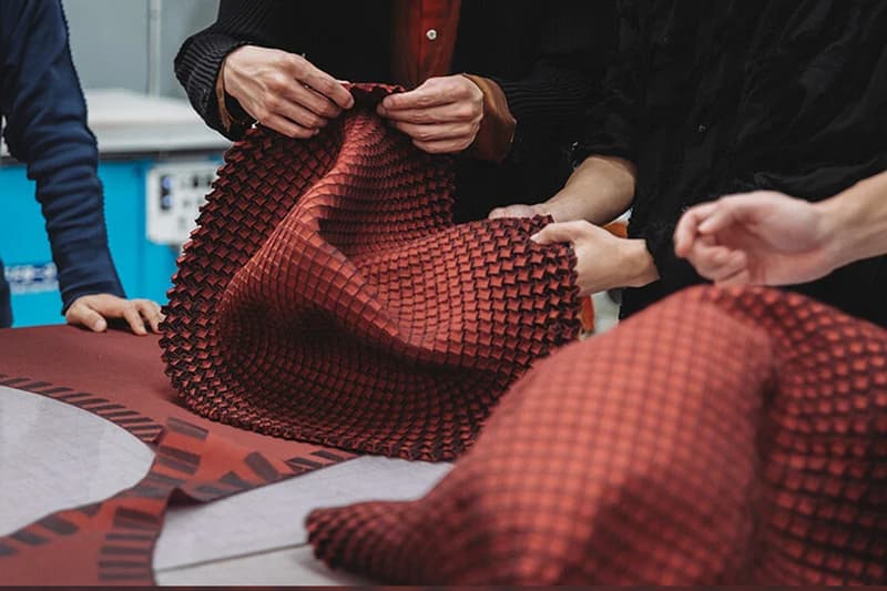 Issey Miyake type v nature Architects milan design week 2023 exhibition metamaterial milan italy 