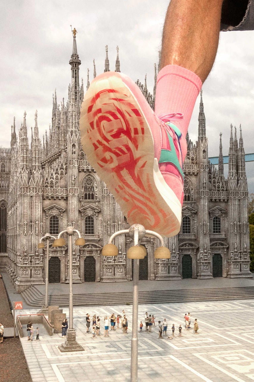 IUTER x SPECTRUM x Diadora N9002 Sneaker Collaboration Lookbook Campaign Release Information Drop Dates Drops Footwear Italy Emerging Streetwear Brands