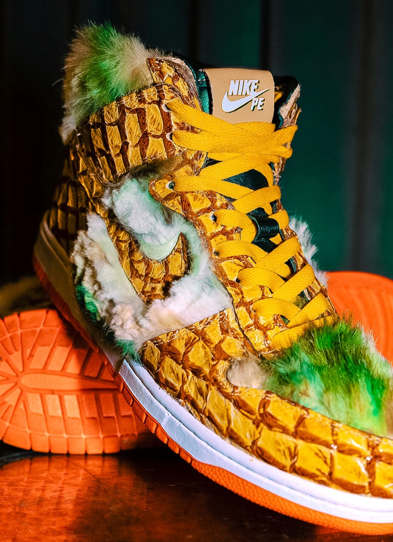 Jack in the Box Pineapple Express 420s Unboxing sneakers footwear shake chicken sandwich yellow green furry