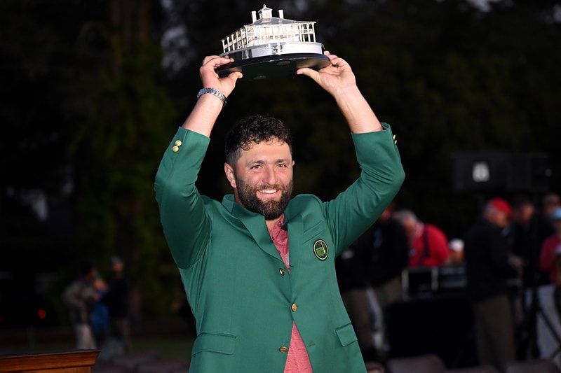 jon rahm wins the masters tournament augusta national golf club spain