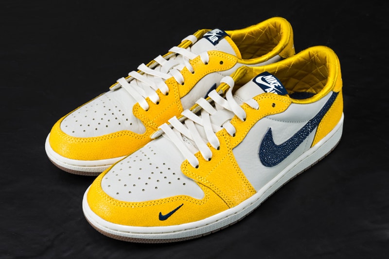 Jordan 1 Low PE Michigan Detailed Look Info Buy Price