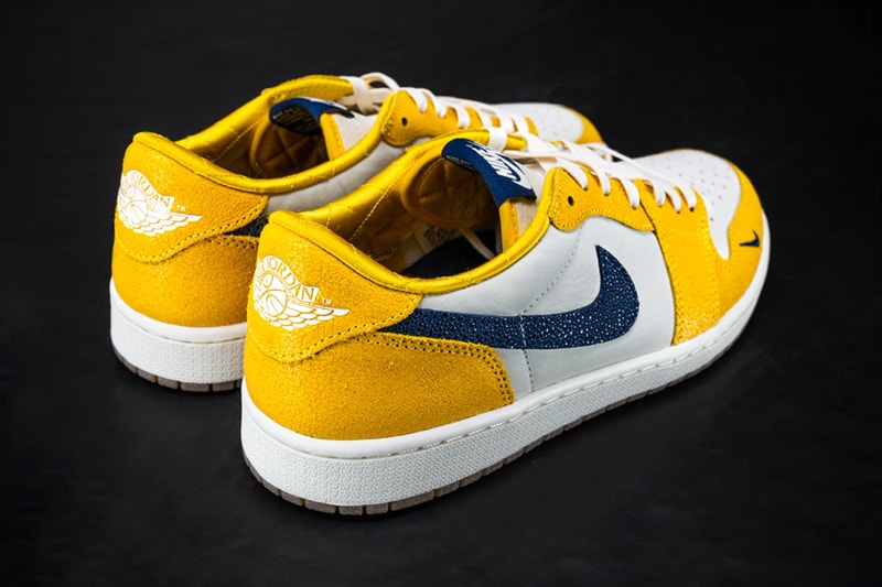 Jordan 1 Low PE Michigan Detailed Look Info Buy Price