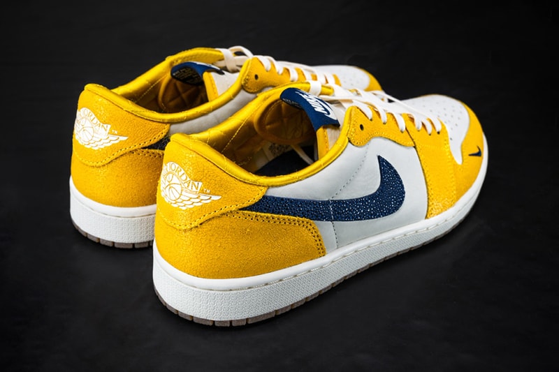 Jordan 1 Low PE Michigan Detailed Look Info Buy Price 