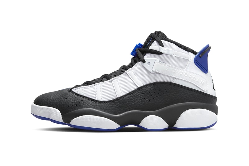 Jordan 6 Rings Has Arrived in "Game Royal" White/Black-Game Royal 322992-142 air jordan jordan brand michael jordan chicago bulls shoes nba championship basketball shoes nike swoosh