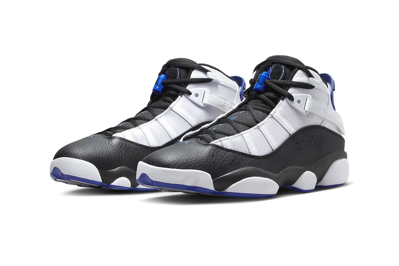 Jordan 6 Rings Has Arrived in "Game Royal" White/Black-Game Royal 322992-142 air jordan jordan brand michael jordan chicago bulls shoes nba championship basketball shoes nike swoosh
