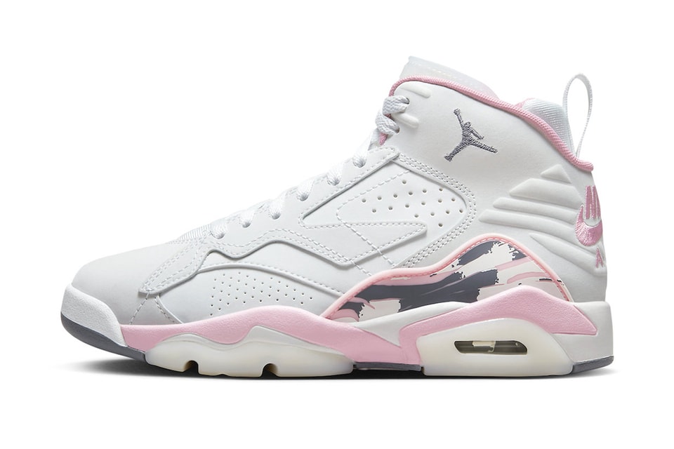 Pink and white 23 jordans Clearance