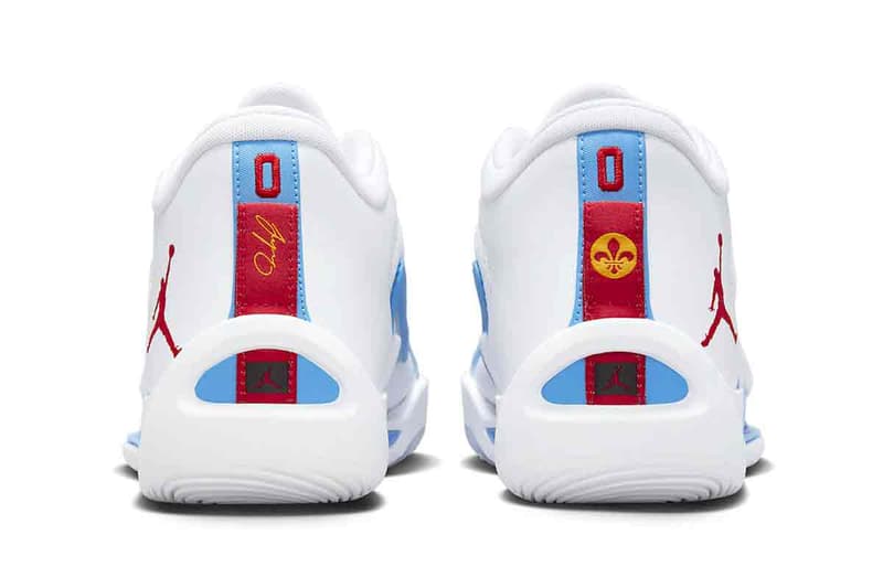 Official Look at the Jordan Tatum 1 "St. Louis" DX5573-100 jayson tatum signaure jordan brand shoe son deuce White/University Red-University Blue-University Gold michael jordan boston celtics nba basketball