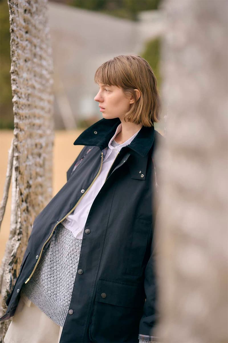 JOURNAL STANDARD yoke Barbour uk London outerwear collaboration collection menswear womenswear