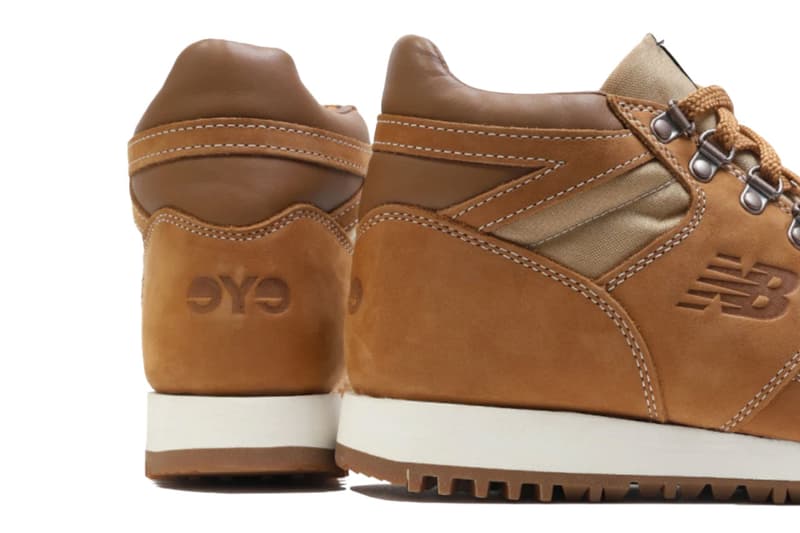 Junya Watanabe MAN New Balance Rainier Collaboration Sneaker Brown Outdoor Brown Wheat High-Top Sneakers Trainers Footwear Shoes