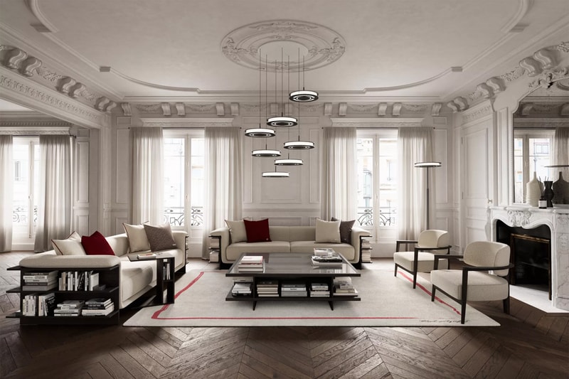 Karl Lagerfeld Brand Launches Namesake Luxury Furniture Collection chanel creative director philippe starck cassina italian furniture salone del mobile paris bauhaus art deco paris 