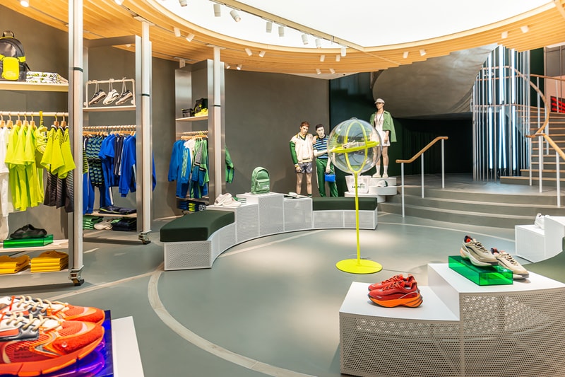 Lacoste London Regent Street Store Opening crocodile flagship uk sportswear menswear womenswear tennis