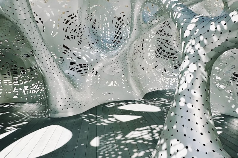 louis vuitton nomad pavilion marc fornes theverymany milan design week 2023 photos 