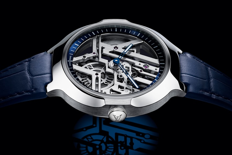 Louis Vuitton's Voyager Skeleton Watch Is Crafted With Mechanical Minimalism