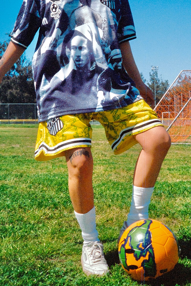 bob marley playing soccer shirt