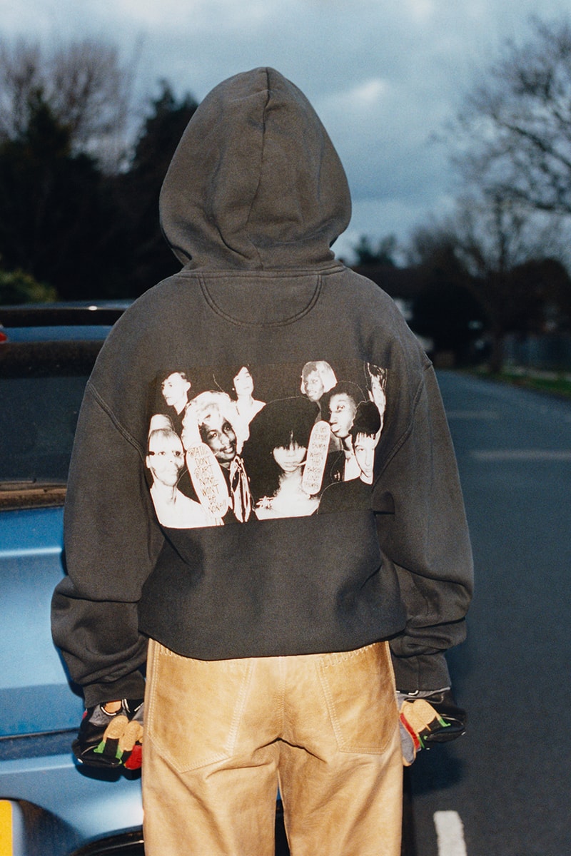 Martine Rose x Stüssy Collaboration Lookbook Products Release Information Car Accessories T-Shirts Hoodies Gloves Bag Driving London 