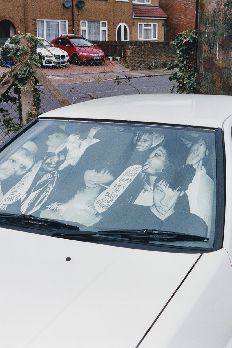 Martine Rose x Stüssy Collaboration Lookbook Products Release Information Car Accessories T-Shirts Hoodies Gloves Bag Driving London 