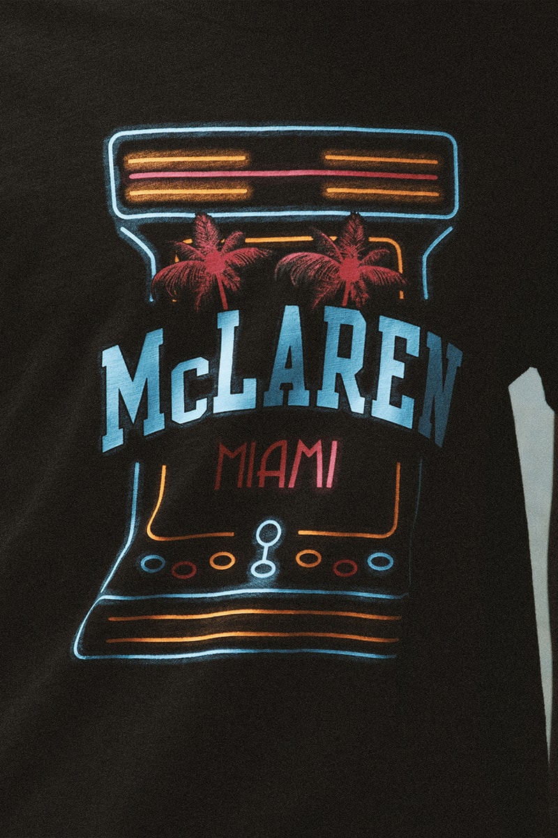 McLaren Announces Mitchell & Ness Collaboration Merch lando norris Oscar Piastri daniel ricciardo formula one formula 1 f1 grand prix miami monaco las vegas 