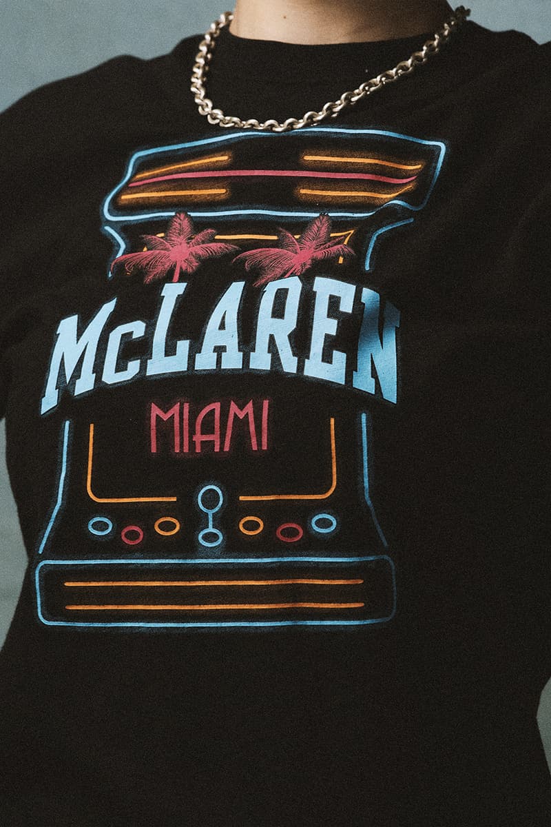 McLaren Announces Mitchell & Ness Collaboration Merch lando norris Oscar Piastri daniel ricciardo formula one formula 1 f1 grand prix miami monaco las vegas 