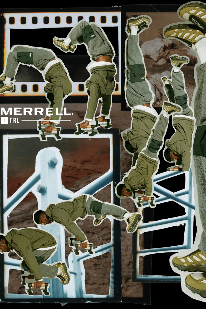 Merrell 1TRL Spring Summer 2023 SS23 "My Trail" Campaign Collage Elena Cremona Footwear 
