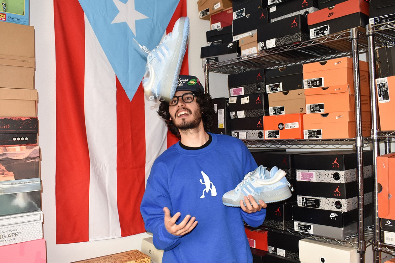 mofongo kick sole mates bad bunny adidas campus nike lunar force 1 area 72 interview puerto rico 