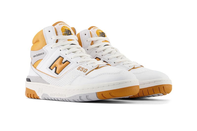 New Balance 650 Surfaces in "Canyon" BB650RCL high tops basketball shoes staple runners sneakers shoes white canyon 2023 fall release nb aime leon dore
