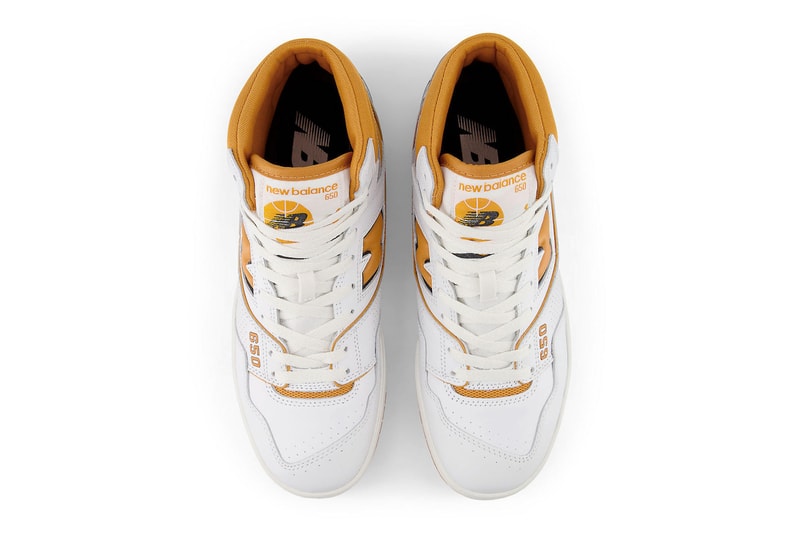 New Balance 650 Surfaces in "Canyon" BB650RCL high tops basketball shoes staple runners sneakers shoes white canyon 2023 fall release nb aime leon dore