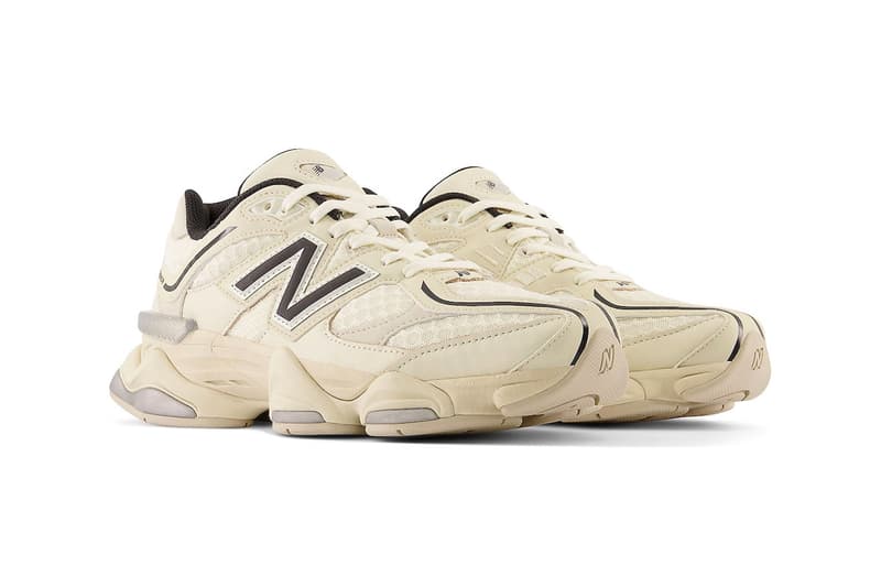 New Balance 9060 Arrives in "Cream/Black" U9060DUA Spring 2023 running shoes dad shoes oversized shoes 