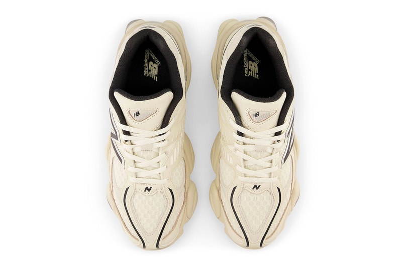 New Balance 9060 Arrives in "Cream/Black" U9060DUA Spring 2023 running shoes dad shoes oversized shoes 