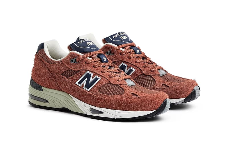 New Balance Made in UK 991 Sneaker Footwear Flimby Shoes Trainers Fashion UK Bruschetta Ponderosa Pine