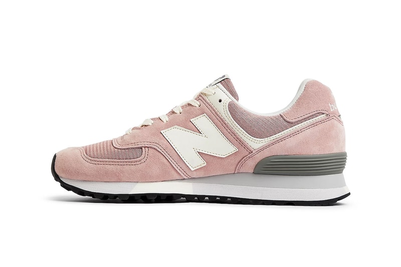 New Balance Made in UK 576 Flimby England Fashion Footwear Trainers Sneakers NB Pink Mauve White Pink