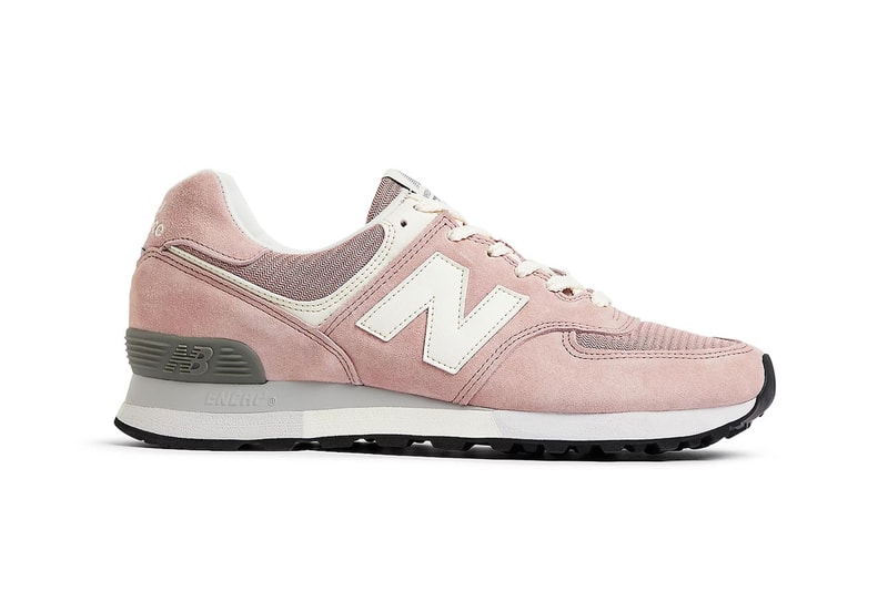 New Balance Made in UK 576 Flimby England Fashion Footwear Trainers Sneakers NB Pink Mauve White Pink