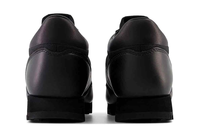New Balance Rainier Low "Black" UALGSBBB sleek black all-black shoe trekking trail running hiking shoes boots leather waterproof nature