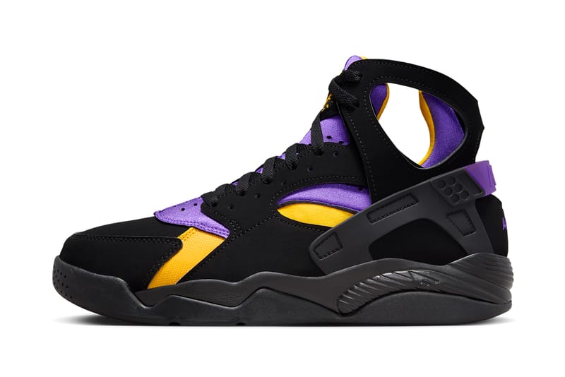Kobe Bryant’s Nike Air Flight Huarache "Lakers Away" Releases Next Month