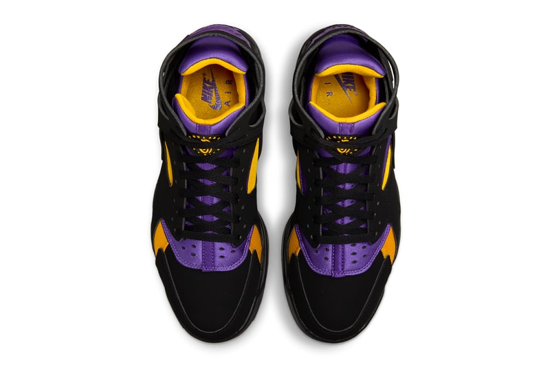 Nike Air Flight Huarache Lakers Away FD0188-001 Release date info store list buying guide photos price