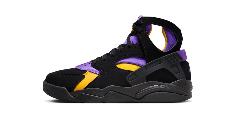 Kobe Bryant’s Nike Air Flight Huarache "Lakers Away" Releases Next Month