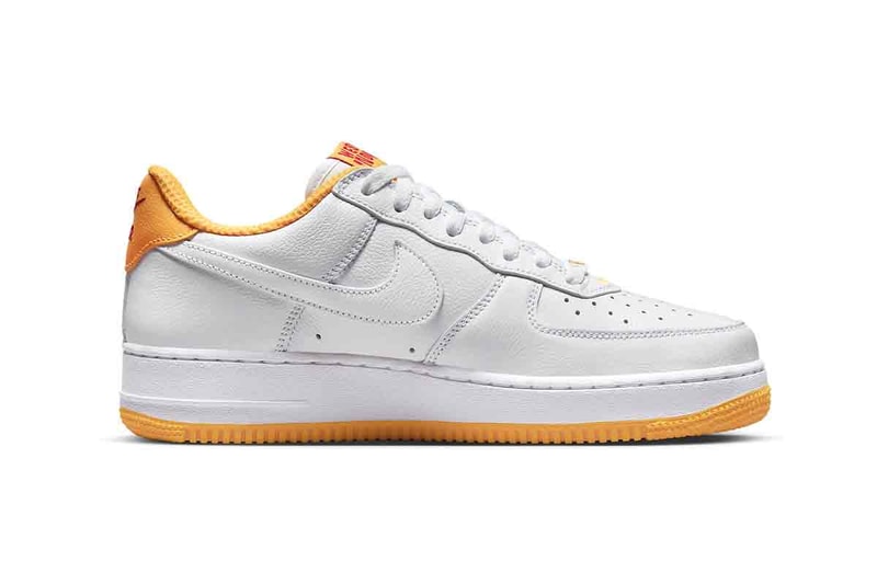Nike Unveils Alternative Colorway for Air Force 1 "West Indies" DX1156-101 yellow sneakers low tops swoosh staple sneakers go to sneakers classic white sneakers carribbean islands