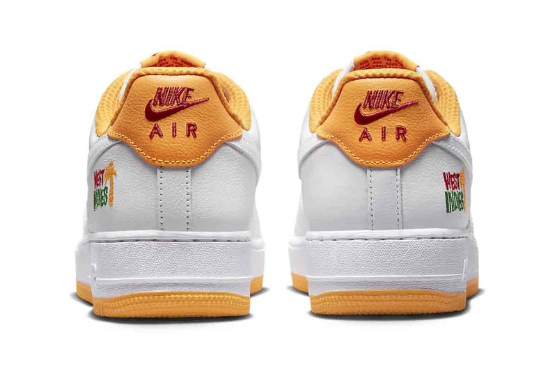 Nike Unveils Alternative Colorway for Air Force 1 "West Indies" DX1156-101 yellow sneakers low tops swoosh staple sneakers go to sneakers classic white sneakers carribbean islands
