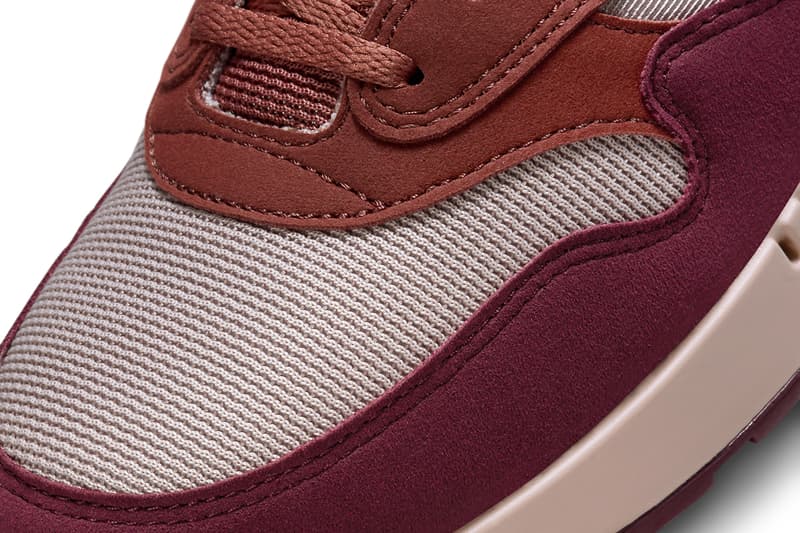 Nike Air Max 1 '86 Dark Team Red FJ8314-201 Release Info date store list buying guide photos price smokey mauve