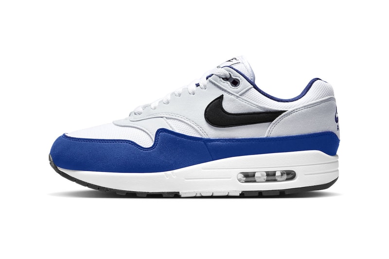 Official Look Nike Air Max 1 "Deep Royal Blue" FD9082-100 White/Black-Deep Royal Blue shoes swoosh everyday sneakers runners running shoes comfortable