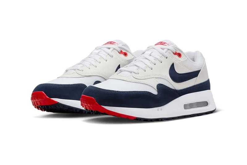 air max 1 white navy red