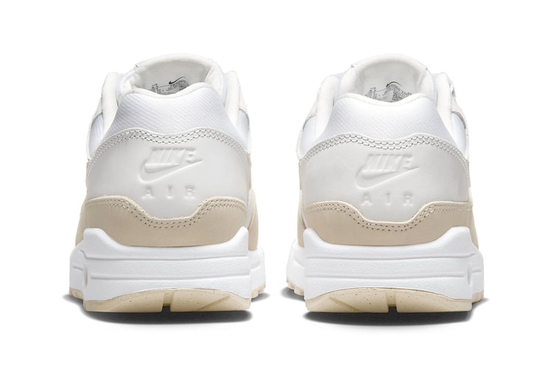 Official Look at the Nike Air Max 1 Premium "Sanddrift" FB5060-100 Summit White/Sanddrift-Phantom white sneaker classic staple swoosh spring summer