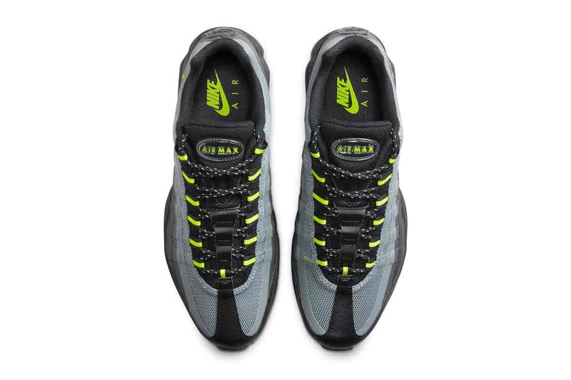 Nike Air Max 95 Ultra Returns in Classic Grey and Neon Colorway FJ4216-002 air max day sneakers everyday shoes running shoes