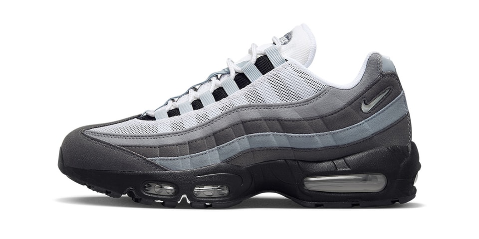 A Grayscale Motif Lands on This Nike Air Max 95 With Jeweled Swooshes